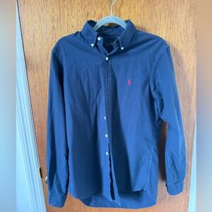 Men’s Navy Polo Ralph Lauren Men's Classic-Fit Oxford Shirt Men’s Small